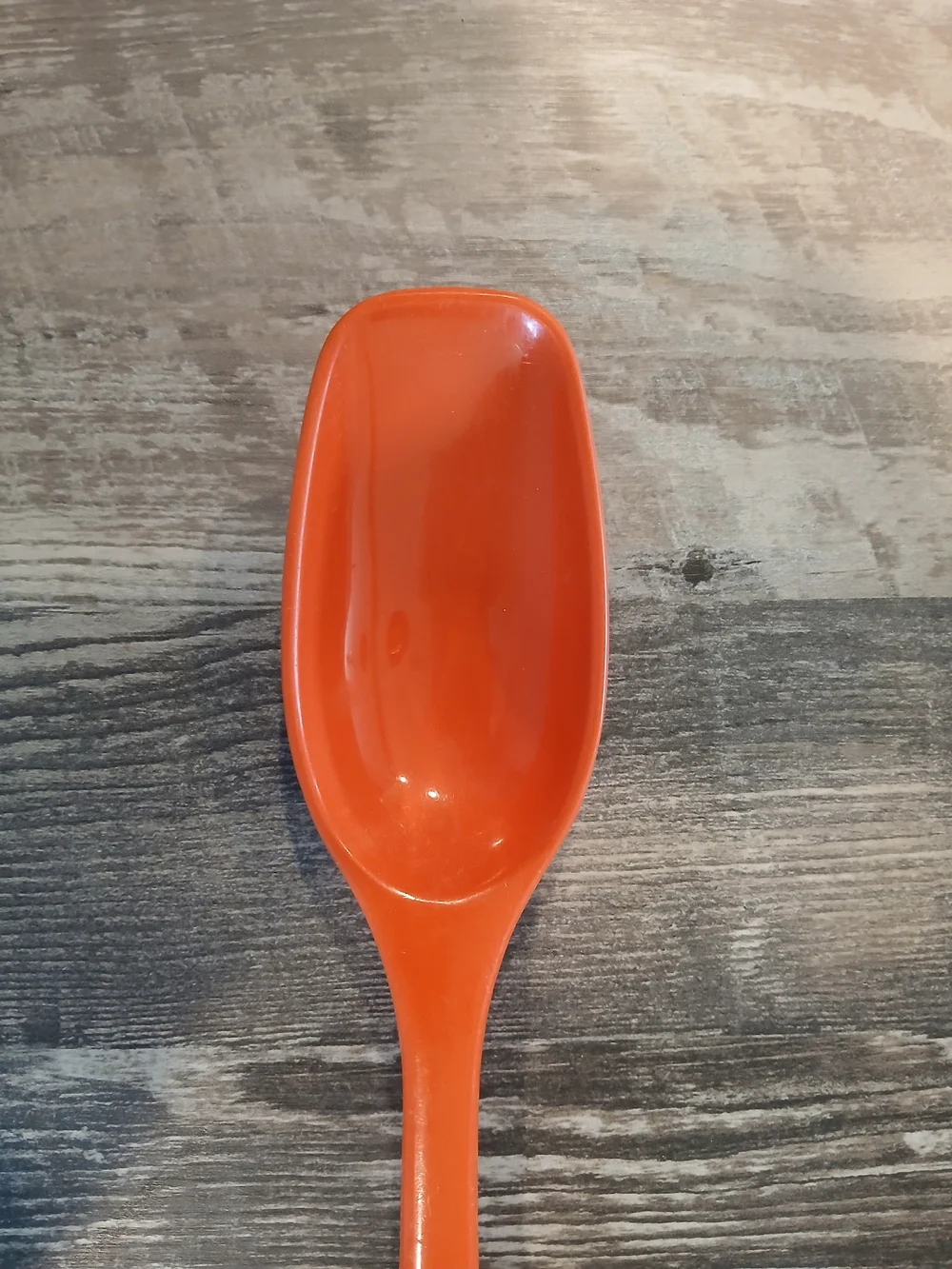 Vintage Foley Orange Serving Spoon Plastic Retro 70's Kitchen Cookware